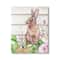 Stupell Industries Spring Flower Garden Country Rabbit Canvas Wall Art